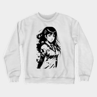 Anime Girl In Office Uniform 09 Crewneck Sweatshirt